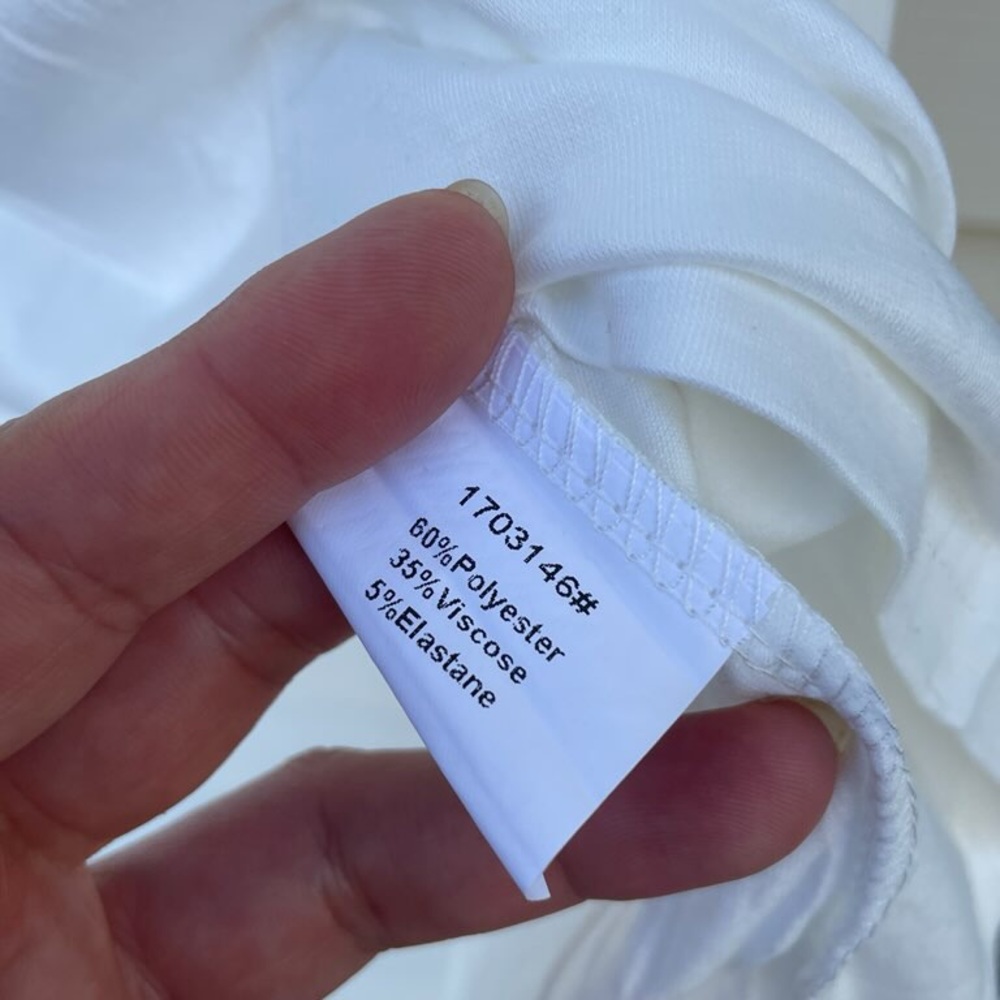 Off White Shirt with Button Placket - Picture 3 of 4